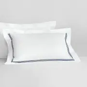 Sheridan 1200TC Palais Tailored Pillowcase in Midnight/Dark Blue Size: Standard Material: Cotton @Sheridan Rewards