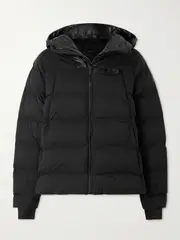 [ON] ON - Challenger Hooded Quilted Grosgrain-trimmed Shell And Recycled-ripstop Jacket - Black - large large Black