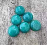Natural Amazonite Round Shape Cabochon, AAA Quality Wholesale Loose Stones