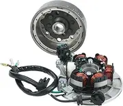 Compatible For Lifan 140 140cc 1P55FMJ Horizontal Kick Starter Engines Compatible For Dirt Pi LF140 Engine Ignition Magneto Stator Magneto Flywheel Kit