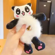 Cartoon Animal Plush Hair Ring Scrunchy - New - Panda