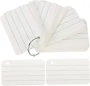 HOODANCOS 1 Set Blank Note Cards Portable Memory Flashcards for DIY Writing School Projects and Handwriting Practice Smooth and Safe Paper for Notes and Memos