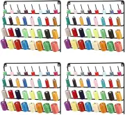 4 Pack Sewing & Embroidery Thread Rack Wall-Mounted Thread Holder Metal Sewing O