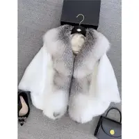 在飛比找ETMall東森購物網優惠-韓版新款水貂狐貍毛皮草外套