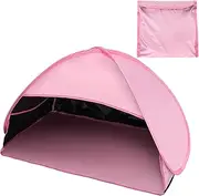 Sleep Den Bed Tent | Small Light Blocking Tent | Face Protection Sun Proof Shelter for Picnic Tanning Poolside Camping Beach Vacation Fishing Hiking Picnic