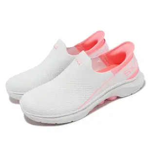【SKECHERS】懶人鞋 Go Walk 7-Mia Slip-Ins 女鞋 緩震 套入式 休閒鞋 健走 單一價(125231-WPK)