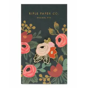 美國 Rifle Paper 花/玫瑰 別針 徽章 琺瑯 Enamel pin / Rosa