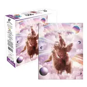 500pc Aquarius Random Galaxy 51cm Laser Eyes Cat Sloth Llama Jigsaw Puzzle 14y+