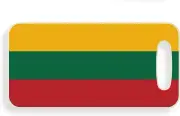 Lithuania Flag Luggage Tag
