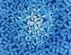 PAINTING WATERCOLOR ORIGINAL ART FLOWER HYDRANGEA BLUE 11X14 & DOUBLE MAT 16X20