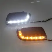 Pair For Benz Smart fortwo 2008-2010 LED Fog light DRL Turn Siginal Lamps (for: Smart)