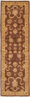 Vintage Hand-knotted Runner Rug 2'9" x 9'7" Traditional Wool Carpet