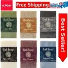 Lavish 6-Pack of Natural Soap Bars - Ginger-Coffee, Clove-Cinnamon & More