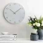 One Six Eight London Bianca Wall Clock, White, 40cm