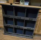 Wooden Bookshelf Display Shelf Organizer 9 Cube Storage with 5 Back Panels