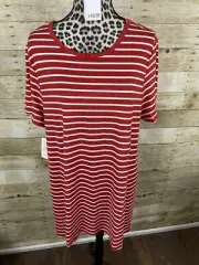 NEW size 3XL LuLaRoe Melissa tunic top, shark bite hem, XXXL