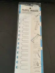 Vintage Floss Ruler 12 Color Organizer KeepsTangle Free New