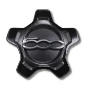 Alloy Wheel Centre Cap Hub Single For Fiat 500X Black Caps 16 Inch 15-22
