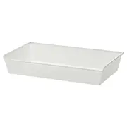 KOMPLEMENT mesh basket, white, 100x58 cm
