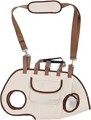 Dog Lift Harness Portable Dog Carrier Bag, Small Medium Cat Pet Sling Carrier, Breathable Backpack with Comfortable Design, Multifunctional and Fashionable, for Outdoor Travel (L)