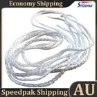 2pcs 2m Hammock Tied Rope Park Tree Hanging Swing Chair Bed Strap (White) AU