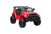 Mazam Ride On Car Electric Jeep Toy Remote Cars Kids Gift MP3 LED lights 12V Red