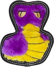 Outward Hound Tough Seamz Cobra Plush Dog Toy, Small