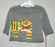 Toddler Tiger Print Long Sleeve T-Shirt - Christian Robinson x Target Gray 12M