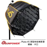 在飛比找momo購物網優惠-【SUNPOWER】Pluto 45 深型快收無影罩 + 蜂