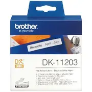 Brother DK 11203 Labels File Folder 17 x 87mm Black on White