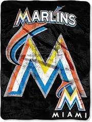 Officially Licensed MLB Triple Play Mirco Raschel Throw Blanket, Soft & Cozy, Washable, 46" x 60"