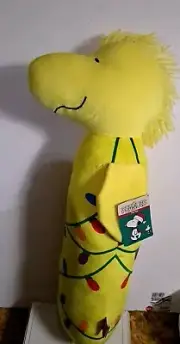 Fetch Peanuts 24" Woodstock Decorated in Christmas Lights Design Plush Dog Toy