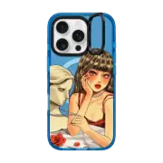 iPhone 16 Pro Impact Ring Stand Case MagSafe Compatible PEARL NECKLACE BY DAHYE