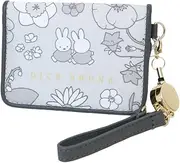 [マリモクラフト] Marimo Craft Miffy Open Pass Case, Gray, Gray, W10.8×H7×D1cm