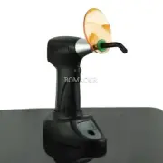 1×Dental 3 in 1 Function UV Curing Whitening Metering LED Curing Lights Black