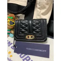 在飛比找蝦皮購物優惠-REBECCA MINKOFF 鑰匙圈零錢包  （小香風）