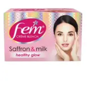 64g Natural Fem Saffron & Milk Healthy Glow Cream Bleach Glowing Fairness Skin