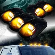 5 X CAB ROOF TOP TRUCK SMOKE LENS AMBER LED STROBE MARKER LIGHT RUNNING WARNING