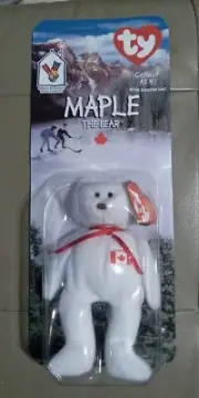 Maple The Bear 1999 McDonald's Ty Beanie Baby OAKBROOK sealed new in package