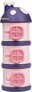Keraendi Formula Dispenser On The Go, Baby Formula Dispenser, Baby Snacks Containers, Formula Containers For Travel, Cute Mushroom Style