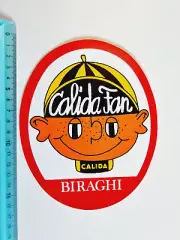 Adhesive Calida Fan Bakshi Sticker Autocollant Adhesive Vintage 80s Original