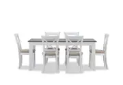 MARSEILLE 7 Piece Dining Suite with Malu Dining Chairs