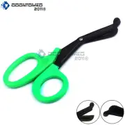 Utility Scissors 5.5'' Fluoride Coated Medical Paramedic Bandage Paramedic Green