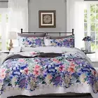 Queen Quilt Set 3-Piece Bedspread Quilted Oversized Lightweight Microfiber Cover