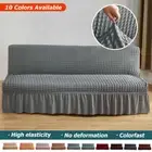 Thick Armless Skirt Sofa Bed Cover Folding Slipcover Armless Elastic Living Room