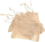 PAMINGONO 6pcs Toilet Soap Holder Drawstring Soap Bag Quick Dry Aromatherapy Storage