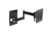 VIVO Sturdy Plastic Polymer and Steel RV TV Mount with Articulating Arm, VESA 100x100mm Mounting Pattern, Holds up to 22 lbs, Wall Bracket for Indoor Use, Black, Mount-VWRV3