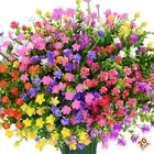 Artificial Plants Outdoor, 20PCS Artificial Flowers, UV Resistant Fake Flower...