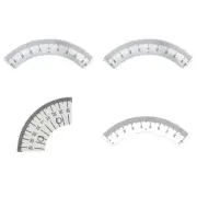 Woodworking Tools Ruler Protractor Milling Machine Part Angles Plate Scale Ruler