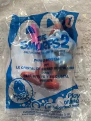 McDonald’s Happy Meal Toys 2013 The Smurfs 2 #1 Papa’s Crystal Sealed Papa Smurf